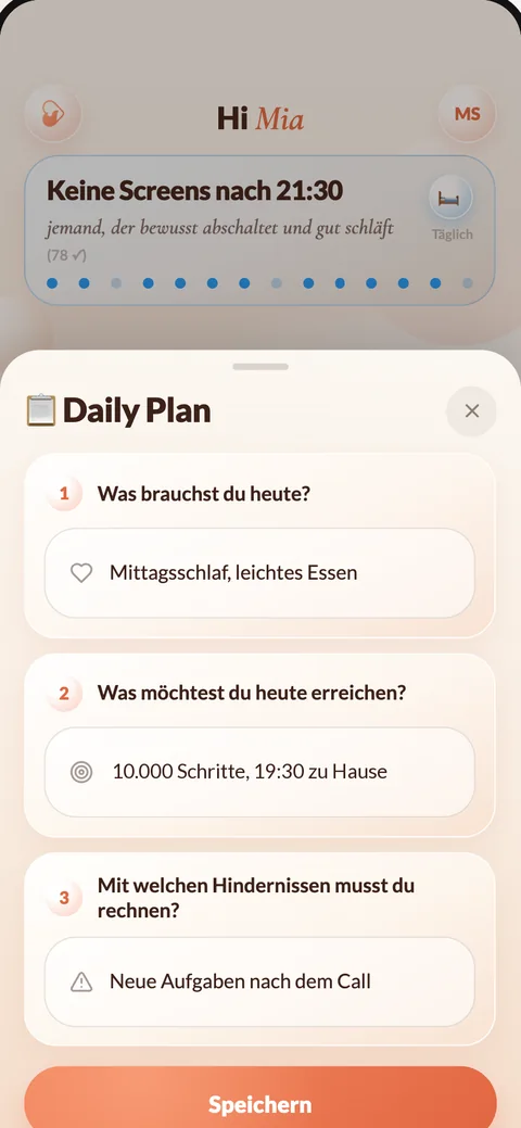 Daily Plan
